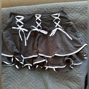 Black and white skirt